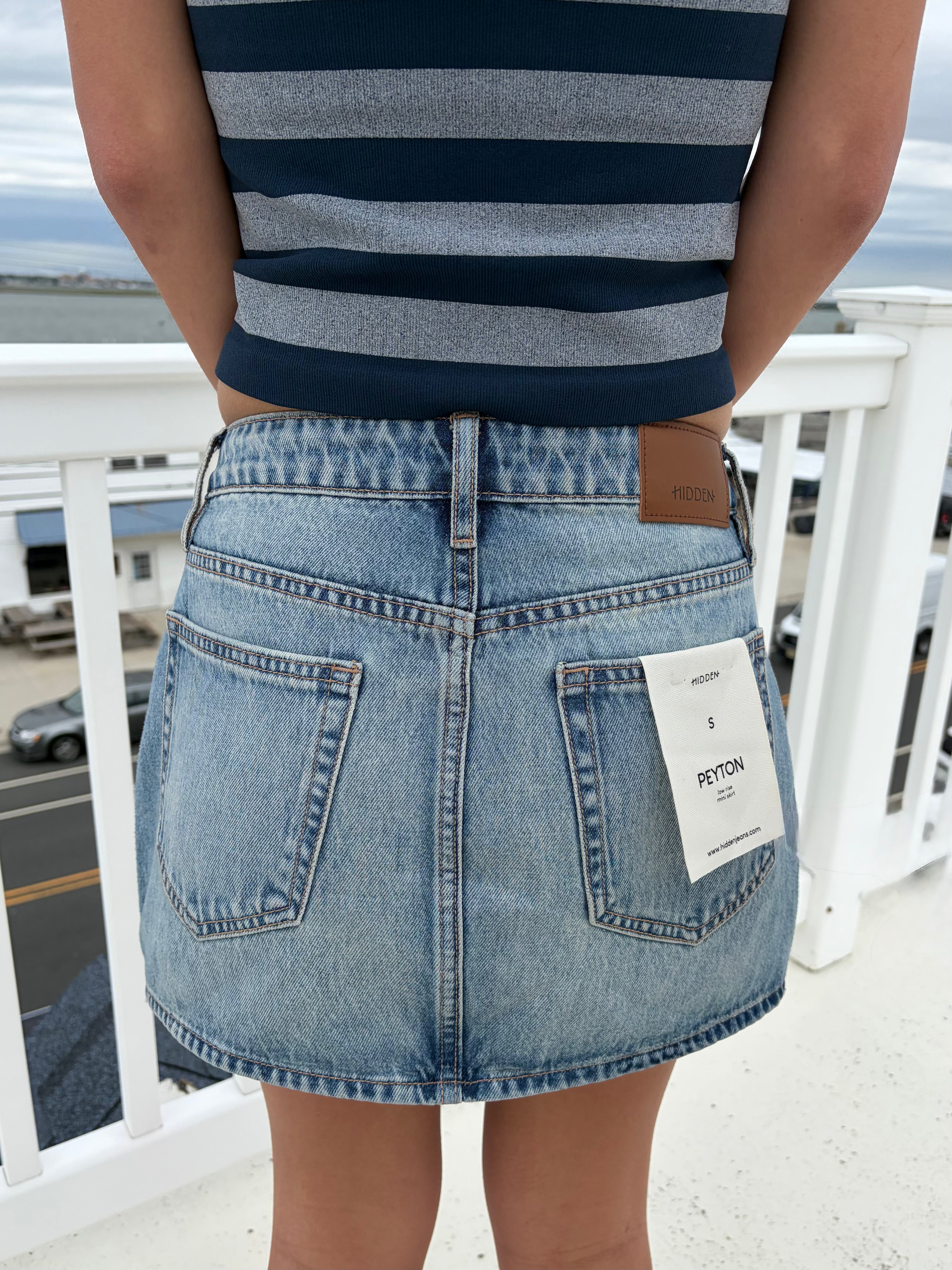 Denim Mini Skirt